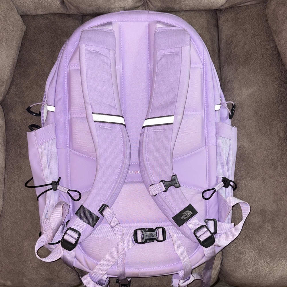 The North Face Lavender Backpack with Black Cord - Picture 4 of 4